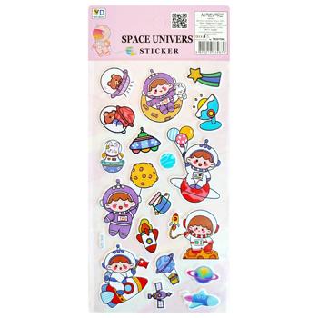 Наклейки Маlevaro №13 объемные 10х22см в ассортименте - купить, цены на КОСМОС - фото 6