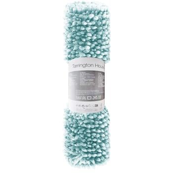 Tarrington House Glitter Blue Bath Mat 55x75cm