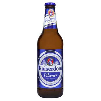 Пиво Kaiserdom Pilsener Herb-Wurzig светлое 4,7% 0,5л - купить, цены на КОСМОС - фото 1