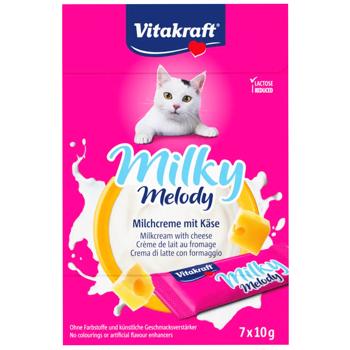 Ласощі для котів Vitakraft Milky Melody з сиром 7шт*15г