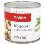 Квасоля Marka Promо біла у ніжному соусі 420г
