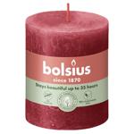 Bolsius Rustic Delicate Red Candle 80/68