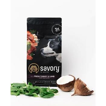 Savory Набір Medium Breed сухий корм для собак 1 кг - індичка та ягня + Dack Filets ласощі 100 г - качка та індичка - купити, ціни на MasterZoo - фото 6