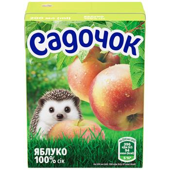 Sadochok Apple Juice 200ml - buy, prices for Grono - photo 2