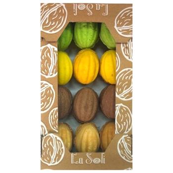 Печиво La Sofi Горішки Мікс з горіховими пастами та згущеним молоком 12шт - купити, ціни на Чудо Маркет - фото 1