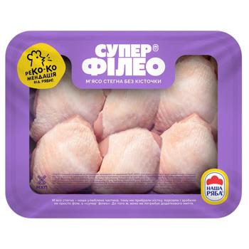 Super Fileo Chilled Chicken Thigh Meat ~1.1kg - buy, prices for Ideal - photo 1