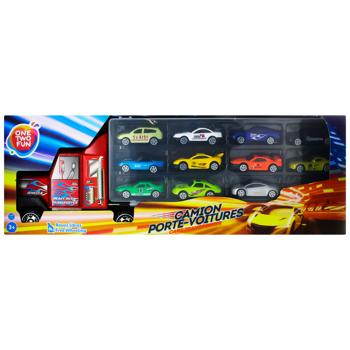 One two fun Transport for Transportation of Cars Toy Set 12pcs - buy, prices for Auchan - photo 2