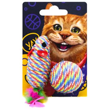 Dgt-Pets Ball and Mouse Cat Toy