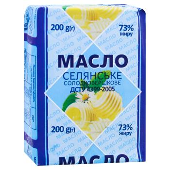 Масло Селянське солодковершкове 73% 200г - купити, ціни на ЕКО Маркет - фото 3
