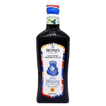 Масло оливковое Bono Val di Mazara первого отжима 500мл - купить, цены на NOVUS - фото 1
