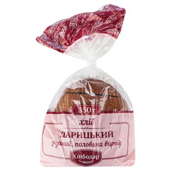 Хліб Хлібодар Дарицький половинка нарізаний 350г - купити, ціни на Чудо Маркет - фото 1