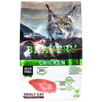 Bravery Dry Food with Chicken for Sterilized Cats 600g - buy, prices for - photo 2