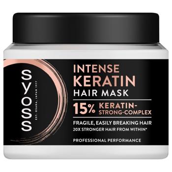 Маска для волосся Syoss Intense Keratin 400мл - купити, ціни на - фото 2