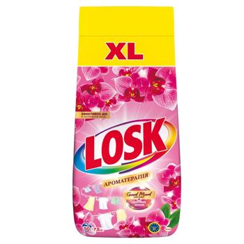 Пральний порошок Losk Color Ароматерапія Ефірні масла та аромат малазійської квітки автомат 7,5кг
