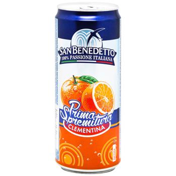 San Benedetto Prima Spremitura Clementina Carbonated Drink 0.33l - buy, prices for MegaMarket - photo 1