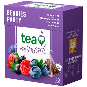 Tea Moments Berries Party Black Tea 1.8g*20pcs - buy, prices for Chudo Market - photo 1