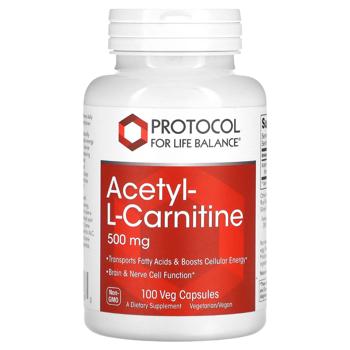 Protocol for Life Balance Acetyl L-Carnitine 500mg 100 capsules - buy, prices for Biotus - photo 1