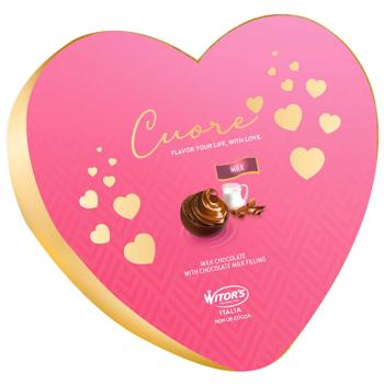 Цукерки Witors Cuore Red щоколадні асорті 320г - купити, ціни на METRO - фото 2