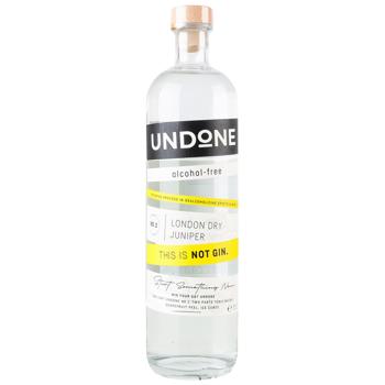 Undone No.2 London Dry Juniper Not Gin Alcohol-free Drink 0.7l