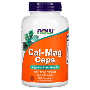 Кальций и магний Now Foods Cal-Mag Caps 240 капсул - купить, цены на Biotus - фото 1