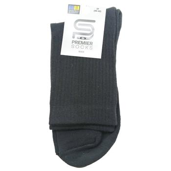 Шкарпетки Premier Socks чоловічі середні р.29 чорний - купити, ціни на Чудо Маркет - фото 1