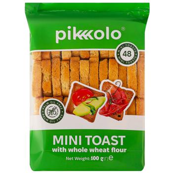 Мини-тосты Pikolo из цельнозерновой муки 100г - купить, цены на Таврия В - фото 1