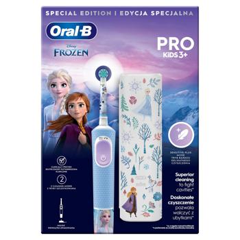 Зубна щітка електрична дитяча Oral-B Kids Frozen з 3 років + чохол - купити, ціни на - фото 3