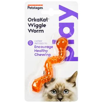 Petstages Orkakat Catnip Wiggle Worm Rubber Catnip Cat Toy 10cm - buy, prices for - photo 2