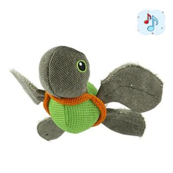 AnimAll GrizZzly Turtle with Ball Soft Dog Toy with Squeaker 20x26x9cm - buy, prices for MasterZoo - photo 1