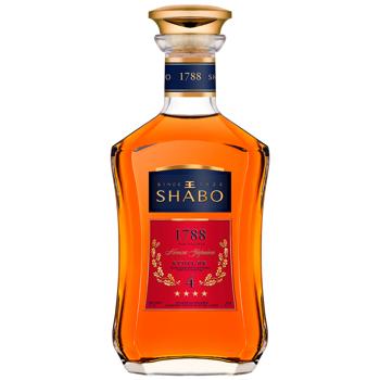 Бренди Shabo 1788 4 года 40% 0,5л