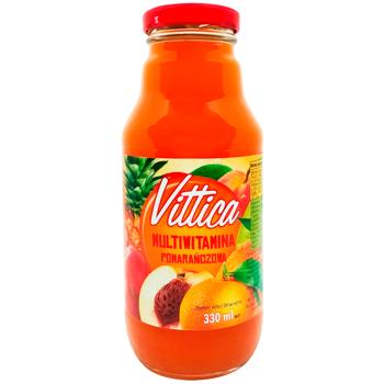 Нектар Vittica мультивітамін помаранчевий 330мл - купити, ціни на Восторг - фото 1