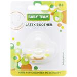 Baby Team Pacifier Latex Orthodontic 3200