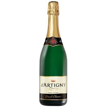 D'Artigny Grand Classic Carbonated Non-alcoholic Drink Based on White Wine 0.75l