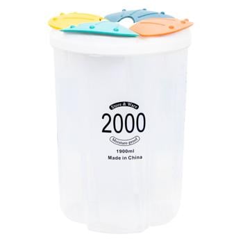 jar Without brand plastic for bulk products 2000ml China