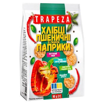 Trapeza wheat Breads with Spicy Paprika Flavor 90g - buy, prices for Tavria V - photo 1