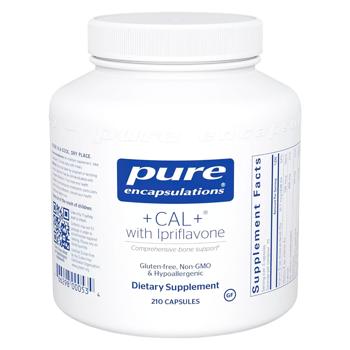 Pure Encapsulations +CAL+ with Ipriflavone Comprehensive Bone Support 210 capsules