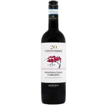 Вино Zonin Montepulciano красное полусухое 13% 0,75л - купить, цены на Cупермаркет "Харьков" - фото 1