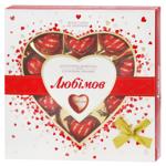 Конфеты Любімов с ореховым пралином в молочном шоколаде 108г