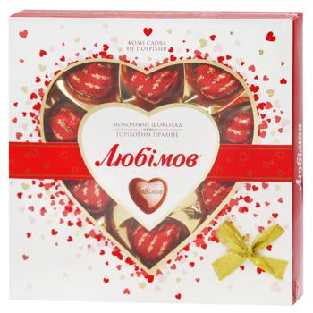 Lyubimov Candies with Nut Praline in Milk Chocolate 108g - buy, prices for Epicentr FOOD - photo 1