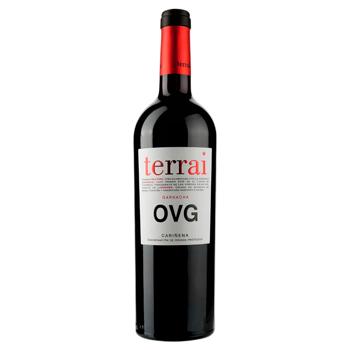 Вино Terrai OVG красное сухое 14% 0,75л - купить, цены на WINETIME - фото 1