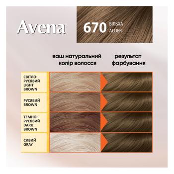 Крем-фарба для волосся стійка AVENA Shine Color 670 Вільха - купити, ціни на - фото 5