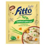 Крем-суп Fitto Light грибной с шампиньонами овощами и зеленью 40г