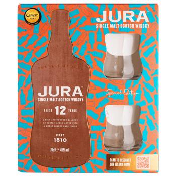 Isle of Jura 12yo Whiskey 40% 0.7l + 2 glasses - buy, prices for Epicentr FOOD - photo 3