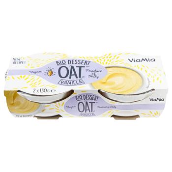 Via Mia Organic Vanilla Oatmeal Dessert 2x130g