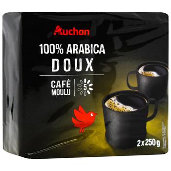 Auchan Arabica Dolce Ground Coffee 2pcs*250g - buy, prices for - photo 2