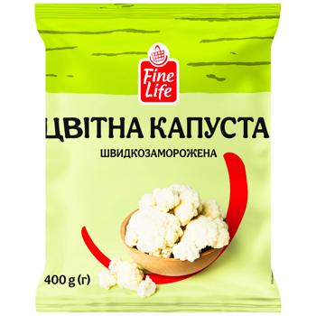 Капуста цвітна Fine Life швидкозаморожена 400г