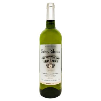 Vue de La Communaute Europeenne Saint-Palatins Blanc Sec White Dry Wine 11% 0.75l