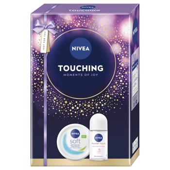 Nivea Touching Body Cream 200ml + Antiperspirant 50ml Skincare Gift Set - buy, prices for NOVUS - photo 1