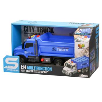Cars S Dump Truck Toy 1:14 Blue