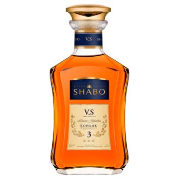 Коньяк Shabo V.S. 3 роки 40% 0,375л - купити, ціни на AlcoHub - фото 1